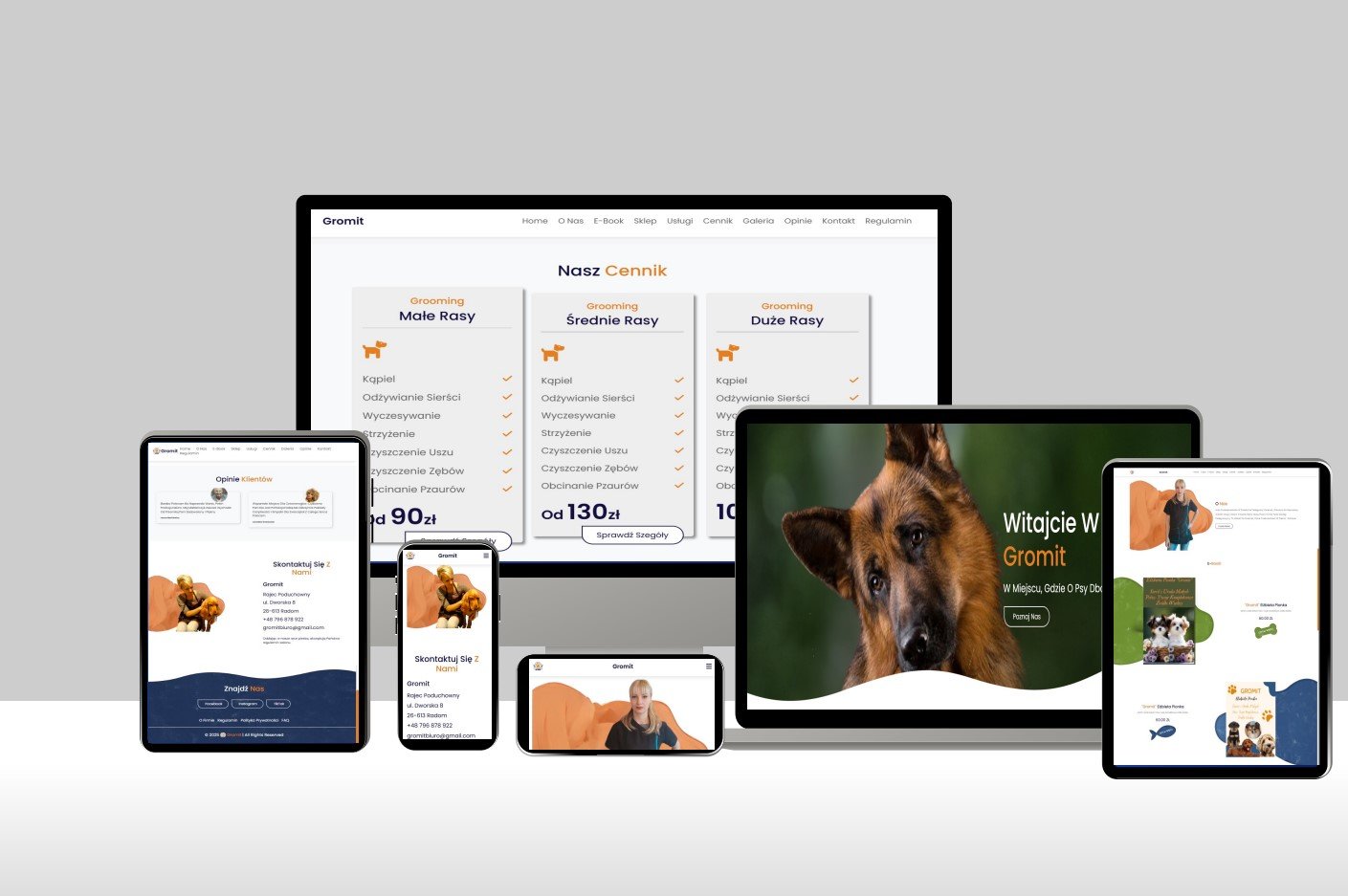 Schemat technologiczny i laptop