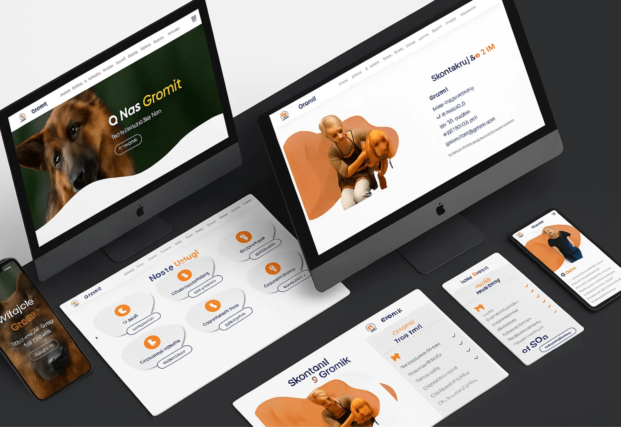 Schemat technologiczny i laptop